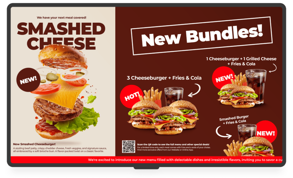 digital singage for restaurants 1024x621 1